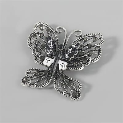 Overdreven Kleding Legering Strass Strass Vlinder Broche Meisje Schattige Speld Mode Populair Corsage Accessoires