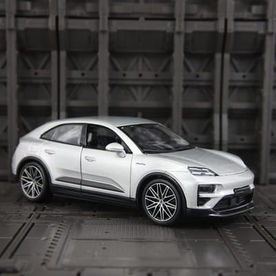 Bburago 1:24 Macan Turbo Elektrisch Legering Auto Model Ornament Collectie, Deuren En Motorkap Kunnen Geopend Worden