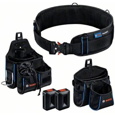 Bosch Professional Kit belt 93, GWT 2, GWT 4, 2x holder 1600A0265P Gereedschapsgordel Handwerker, Doe-het-zelver