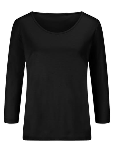 Shirt ronde hals Van Fadenmeister Berlin zwart