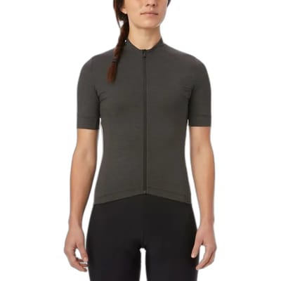 Giro New Road Korte Mouw Wielertrui Grijs XS Vrouw