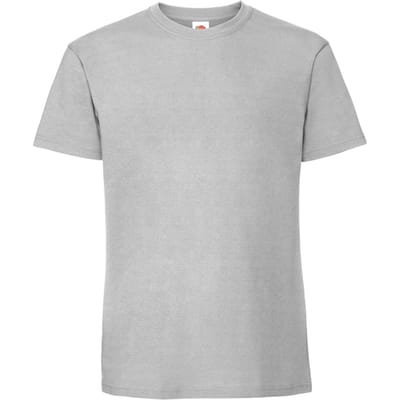 Fruit of the Loom Unisex volwassen iconisch 195 T-shirt (Zink Massief)