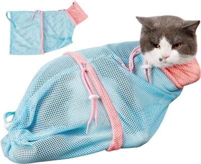 Katten Verzorgingstas met Anti-Kras en Bijt Beveiliging – Nagel Knip- en Badzak voor Huisdieren – Trimmen en Restraint Hangmat – Kat Verzorging Accessoires en Huisdier Verzorging