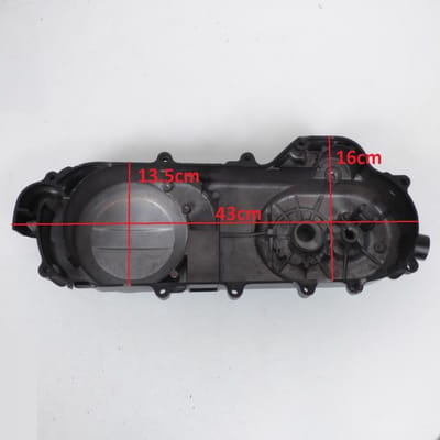 transmissiehuis voor chinese scooter 50 139qmb 12 inch wiel nieuw