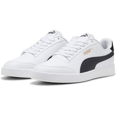 PUMA Puma Shuffle Unisex Sneakers - Puma White-Puma Black-Puma Team Gold