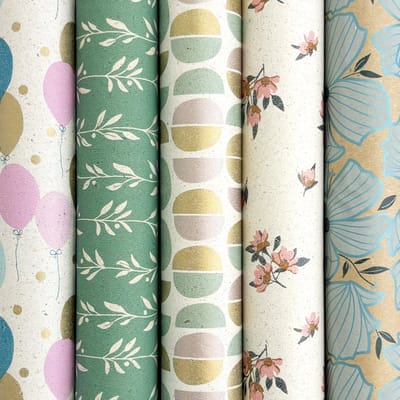 Inpakpapier Rotolux Rosie 200x70cm assorti