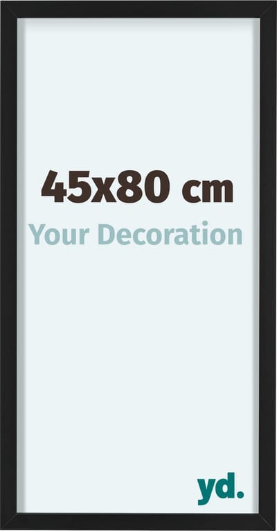 Your Decoration - Fotolijst 45x80 cm - Aluminium - Zwart - Virginia