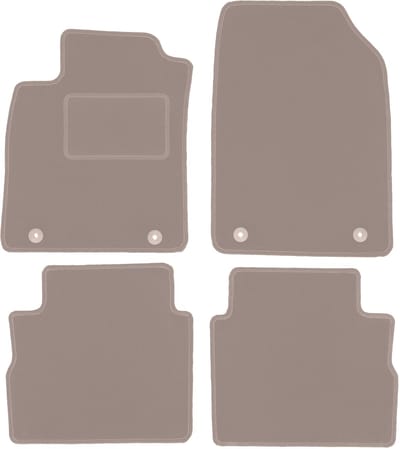 Beige veloursmatten voor: Opel Vectra C stationwagen (2003-2008)