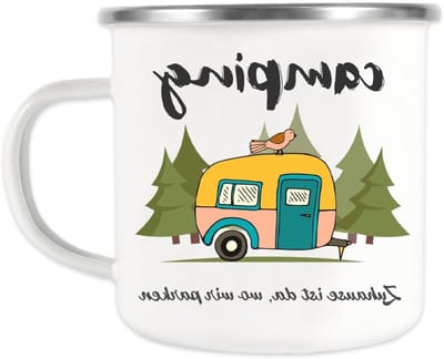 Persoonlijke Emaljemok voor Kinderen - Campingaccessoires, Caravan Cadeaus en Unieke Geschenken voor Thuis