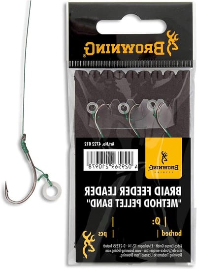 Gevlochten Vislijn - Method Leiders - Vissen Op Karper - Met Pelletband - 10cm 7.3kg - Brons