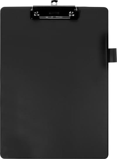 6 x Klembord Quantore A4 * zwart * 100mm klem * met penlus