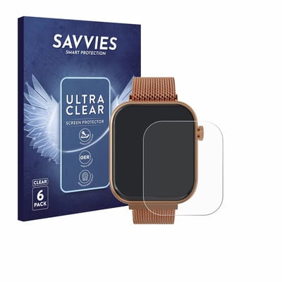 Savvies - Screenprotector voor Techmade M-GLAM011 1.75" - Folie Beschermfolie transparant 6 Stuks