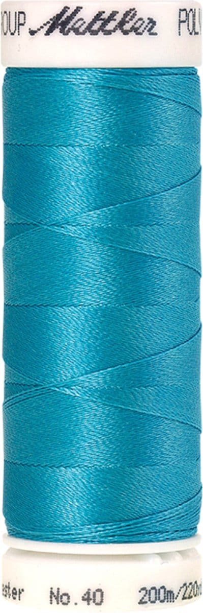 Mettler borduurgaren - Blauw - Nr 4111 - Polysheen - 200 meter