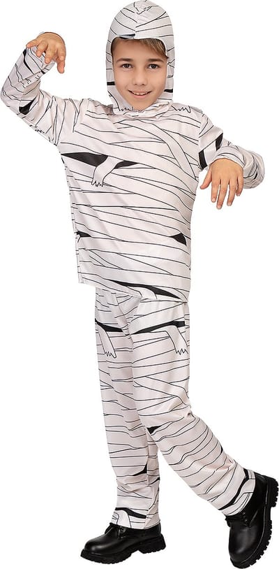 FUNIDELIA Mummie Kostuum voor kinderen - Maat: 97 - 104 cm