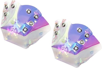 Skateteenbescherming Paar - Roller skate caps - Schoenbescherming - Slijtvast PVC materiaal - 12 x 8 x 5 cm - Veelkleurig