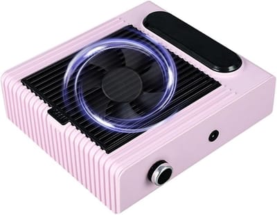 KZQ Nagelstofzuiger - 80W nagelstofafzuiger - Instelbare ventilatorsnelheid - Met recyclebaar filter - Geschikt voor nagelapparatuur - Krachtige ventilator, voor salon- en thuisgebruik