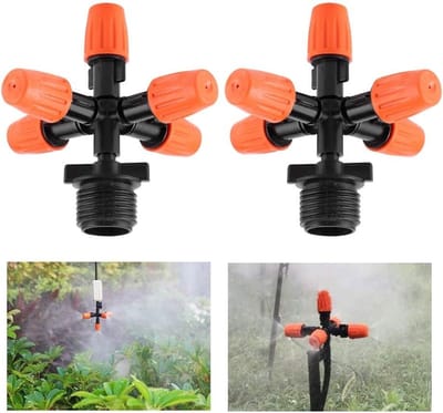 Externe Draad G1/2 Tuin Mist Sprinkler voor Kassen en Tuinieren - Perfect voor Besproeien en Vernevelen