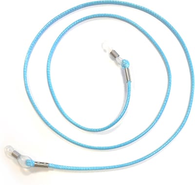 Zonnebrilkoord - Blauw | 66 cm | Kunstleder | Brillenkoord / Zonnebril Ketting | Fashion Favorite