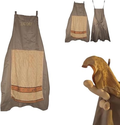 Keukenschort - Grappig schort - Schort met geheime zak - BBQ-schort - grappig creatief schort voor mannen - grappig kookschort - Geschikt voor Keuken, Grillen en Vrijgezellenfeest - Cadeau voor Hobbykoks