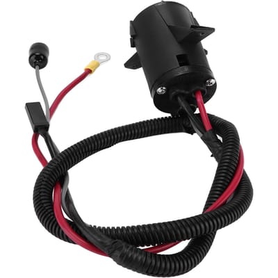 Club Car Laderaansluiting met Kabelboom 1033755‑01 Vervanging voor Precedent Elektrische Golfkarren 2004‑Omhoog 48V black