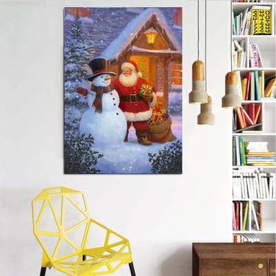 Broderie Diamant 5D DIY Peinture Diamant Paysage Point de Croix Cadeaux de Noël Faits Main Full Square 20X30CM