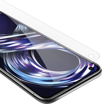 Cadorabo Screenprotector geschikt voor Realme 8i / Narzo 50 4G - Pantser film Beschermende film in KRISTALHELDER Geharde (Tempered) display beschermglas in 9H hardheid met 3D Touch