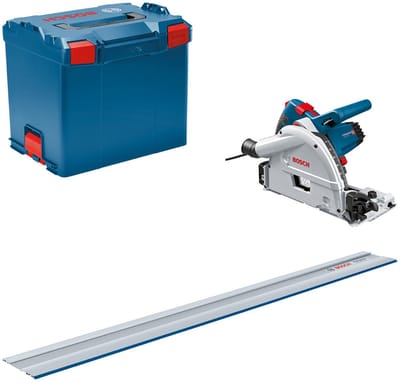 Bosch Professional GKT 55 GCE Invalzaag 165mm + geleiderail in L-Boxx - 0615990M9D