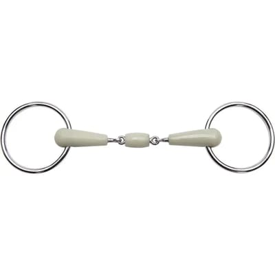 2-rings dubbel flexi paardenbit Feeling
