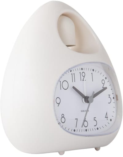 Karlsson Wekker Blob Bell - Wit - 12x8x13.7cm - Modern - Wekker voor slaapkamer - Wekkers