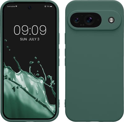 kwmobile telefoonhoesje geschikt voor Google Pixel 9 - Hoesje voor smartphone - Precisie camera uitsnede - In dennengroen