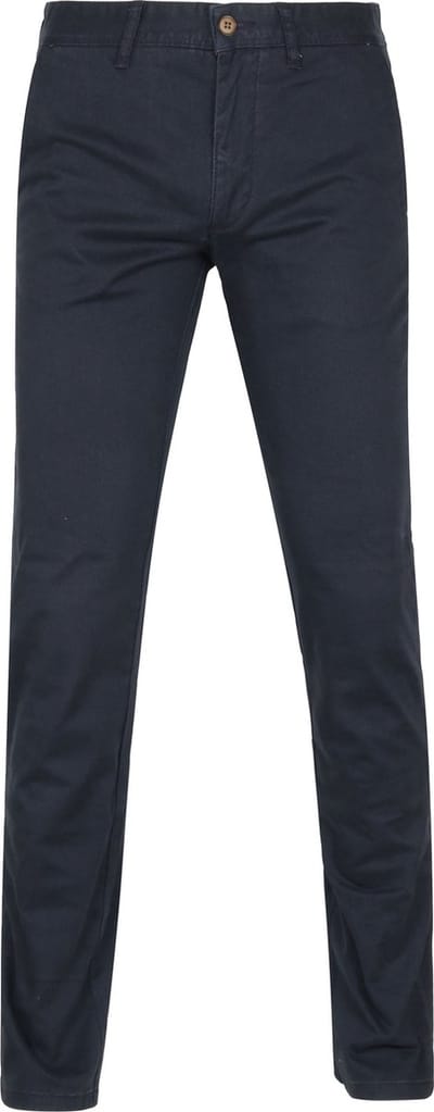 Suitable Sartre Chino broek Donkerblauw - Maat 48 - Heren - Mannen broeken