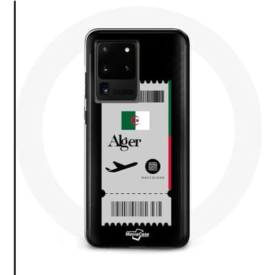 Coque pour Samsung Galaxy S20 Ultra Billet d'avion Alger