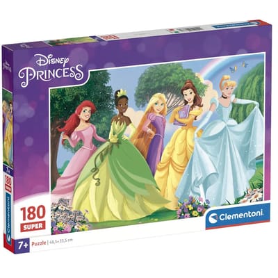 Clementoni - Puzzel - 180 Stukjes - Disney Prinses - Kinderpuzzel - Vanaf 7 Jaar