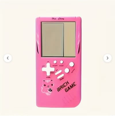 Brickgame Handheld Spelcomputer - Extra Groot Scherm - Tetris - Classic game - Retro spel - Blokken - Roze