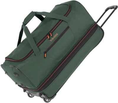 Reistas met Wielen - Koffer Tas - Lange Reizen - Grote Opening - 70 cm - Donkergroen
