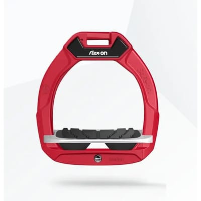 Veiligheidspaardrijstijgers Ingeloten Grip Rood/Grijs/Zwart Kinderen Flex-On Safe-On