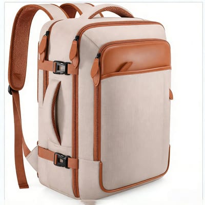HAUSS SPOLE Rugzak-Laptoptas-Outdoor Reistas Voor Werk & Vrije Tijd-Grote Capaciteit Met USB-18 Inch-Polyester-Grijs