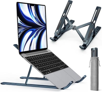 VELTRR® Laptop Standaard - Laptop Stand - Verhoging - Middernachtblauw
