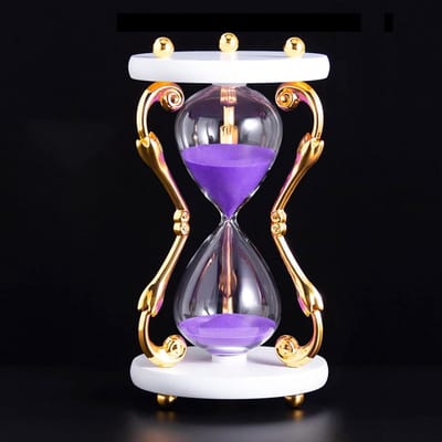 Zandloper Timer - Zandglas Zandklok - Koken en Spelletjes - Vintage Decoratie - 86x168 cm - Kleurrijk