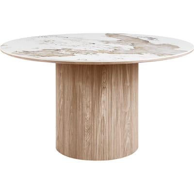 House Collection Eettafel Ø 140 cm Juni Keramiek Wit