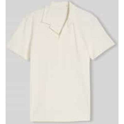 Tom Tailor - Resort poloshirt van piqué - Maat XXL - Gardenia White