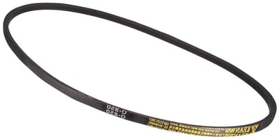 Rubber aandrijfriemen voor krachttransmissie - Staplengte 850 mm, Breedte 10 mm, Dikte 6 mm, Zwart