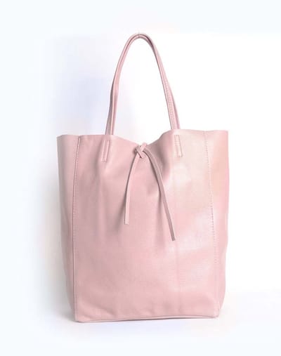 Giuliano lederen shopper Eliana - Oudroze - Dames - Made in Italy