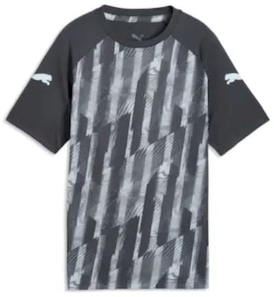 PUMA - individualliga graphic jersey jr - Voetbalshirt korte mouw jongens - Blauw