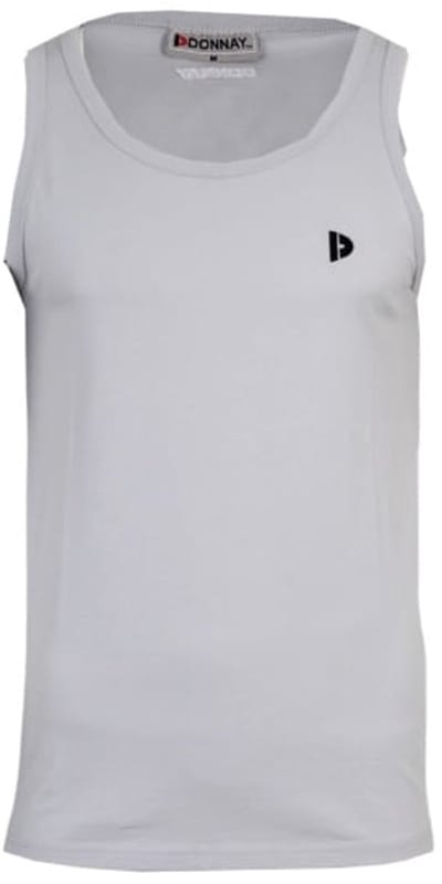 Donnay - Muscle shirt (James) - Tanktop - Heren - Light grey (344) - maat S