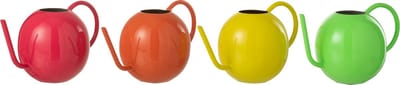 J-Line decoratie Gieter Rond - ijzer - mix - 4 stuks