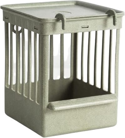 Plastic traliesnestkast gerecycled - Vogelhuisje - Nestkastje - Vogel Huis - Plastic traliesnestkast gerecycled - Nestkasten voor broedkooien - Nesten - Nestkasten / vogelhuisjes - Vuurvink (Lagonosticta senegala)