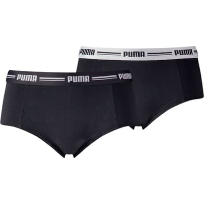 Puma Dames/Dames Minislip (Set van 2) (Zwart)