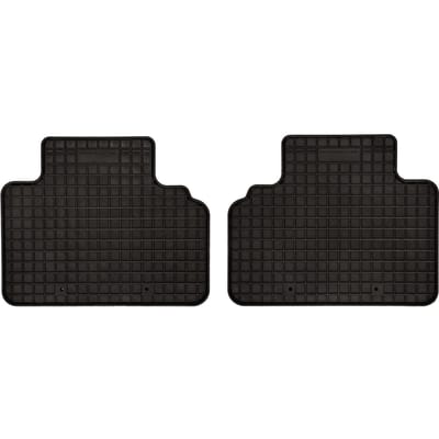 Wielganizator SolidPRO Serie - Rubber Auto Vloermatten - Ford Tourneo Courier 2e Rij - Zwart - Perfecte Pasvorm