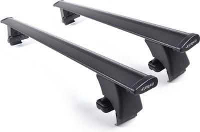 Dakdragers geschikt voor de Renault Clio V E-tech vanaf 2023 glad dak - Aluminium - Hoog laadvermogen 100kg - Wingbar - Zwart - Merk Farad